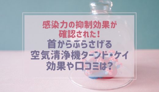 首にかける空気清浄機カルテックのターンドケイKLP01効果や口コミ評判は？